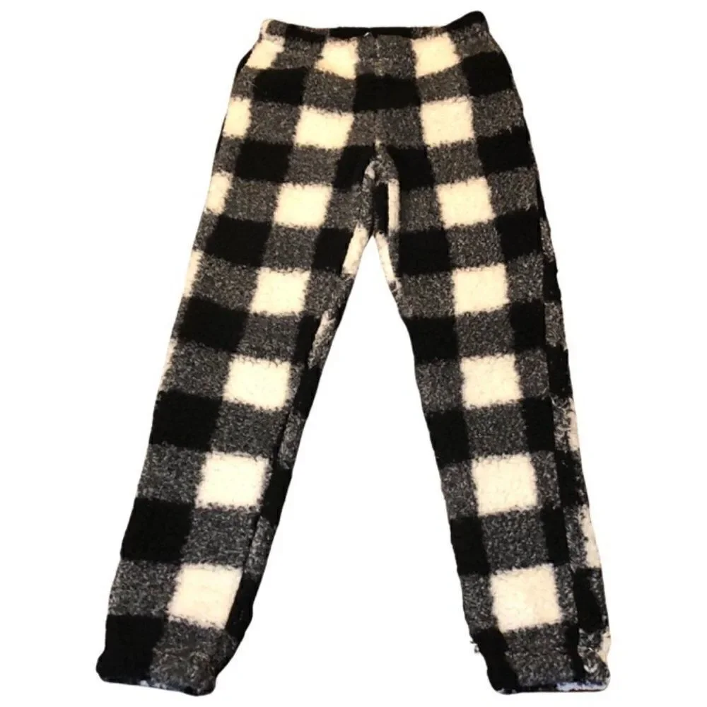 Old Navy Sherpa Cowl-Neck Pajama Top and Joggers Set